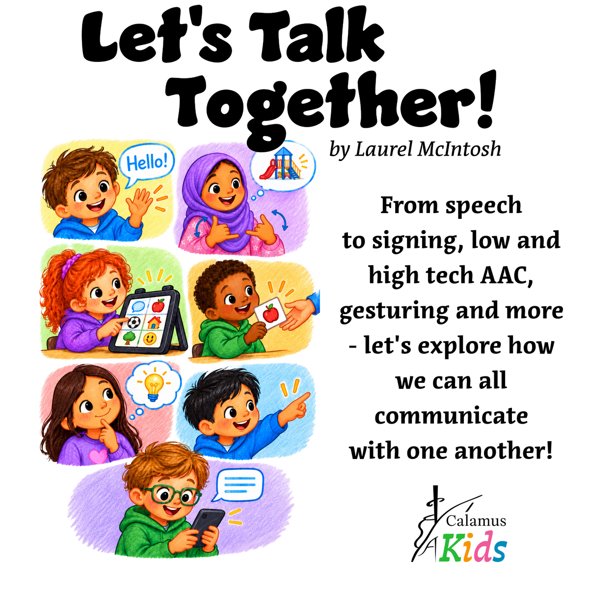 Autism Coloring Book for Kids | Let's Talk Together!