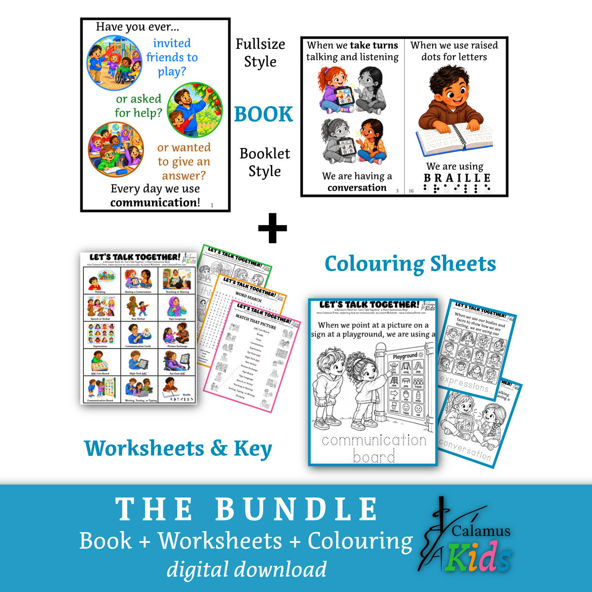 Complete Communication Bundle for Kids | Book + Activities