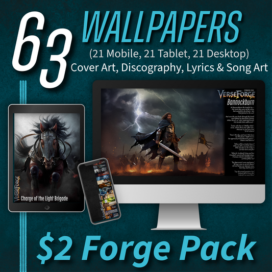 VerseForge Premium Wallpaper Pack (Digital Download) | Stanzas Edge
